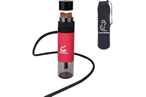 ASANMA Mini Hookah Set Portable Hookah Cup With Everything For Car Travel Outdoor Inlude All Hookah Accessories (RED)