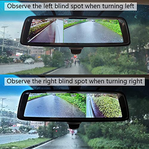 SZDALOS 4CH Blind Spot Rear View Mirror/ 9.88 Full Touch Screen