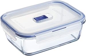 Luminarc Pure Box 9207677 Active Storage Box with Lid / Glass, 122 cl Transparent