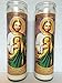 Saint Jude Religious Prayer Candle 8 Inch (Pack of 2) San Judas Tadeo