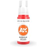 AK Interactive 3rd Gen Acrylic Clear Red 17ml