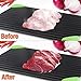 Defrosting Tray, Thawing Plate for Fast Defrosting of Frozen Foods -The Quicker and Safest Way to Defrost Meat,Chicken, Fish Without Electricity or Hot Water