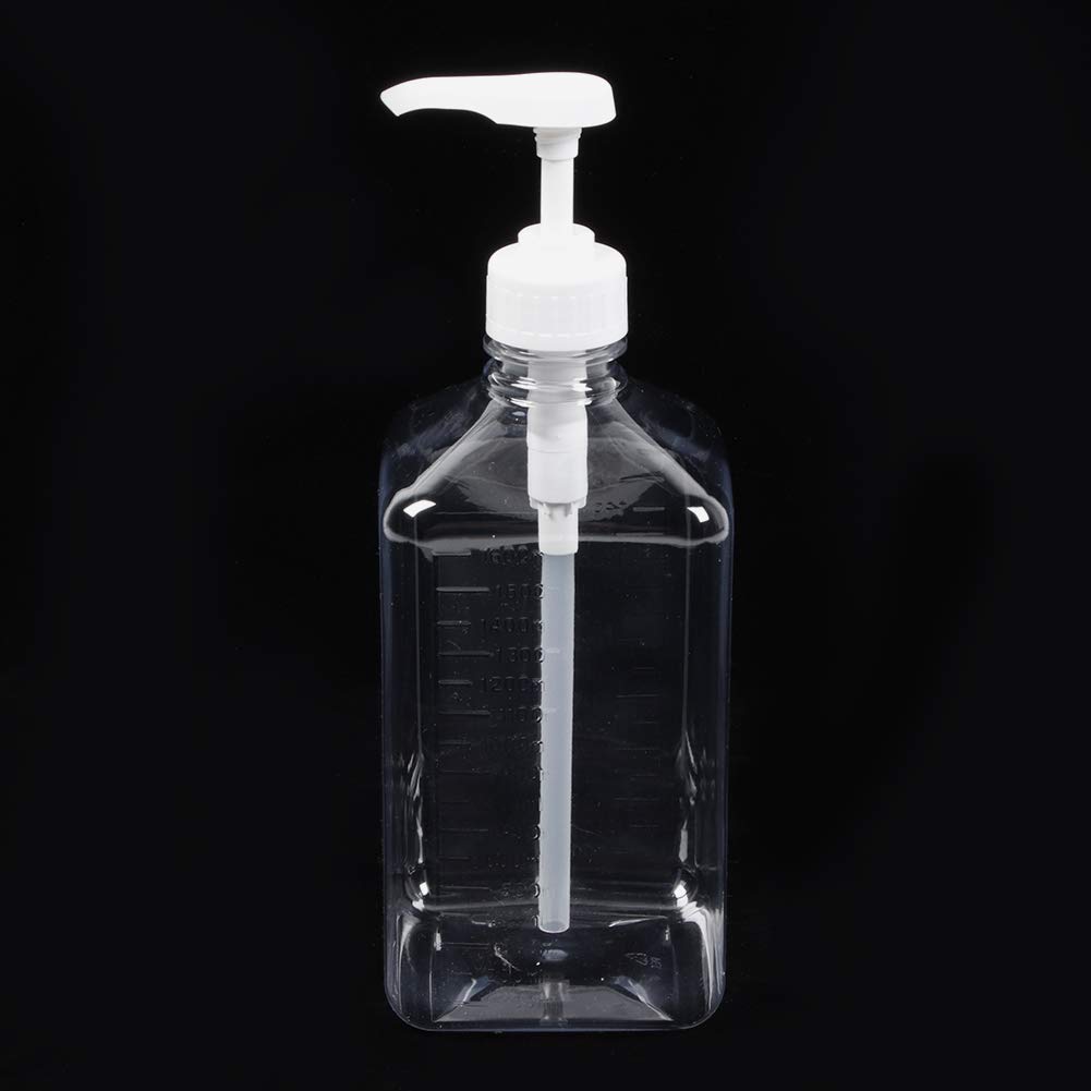 1600ml Simple Press Pump Bottles Empty Syrup Ketchup Sauces Condiment Containers Squeeze Bottle
