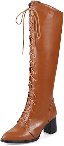 tall dress boots low heel