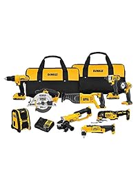 Juego de 9 herramientas DeWALT, de 20 V maximo, de