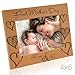 KATE POSH First Mother's Day Photo Frame - Engraved Natural Wood Picture Frame - 1st Mother's Day Gifts, New Mommy Gifts, First Time Mom, Mommy & Me Gifts (4x6-Horizontal)