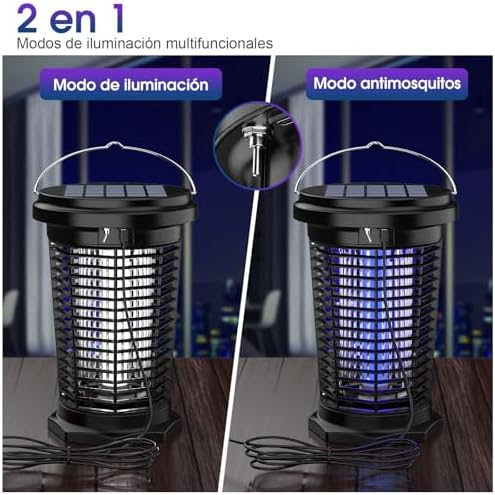 Lâmpada Solar Mosquito Dividida de 4500 V