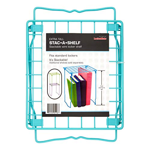 Locker Kit with Tall Shelf : Mirror, Cork Board, White Board, 6 Inspirational Magnets, 2 Pencil Cups 15 Piece Set (Mint Kit with Shelf) - Thumbnail 2