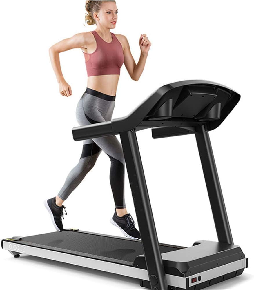 XIONGGG Electric Treadmill Folding Motorized Runing Jogging Walking Machine for Home Use Easy Assembly