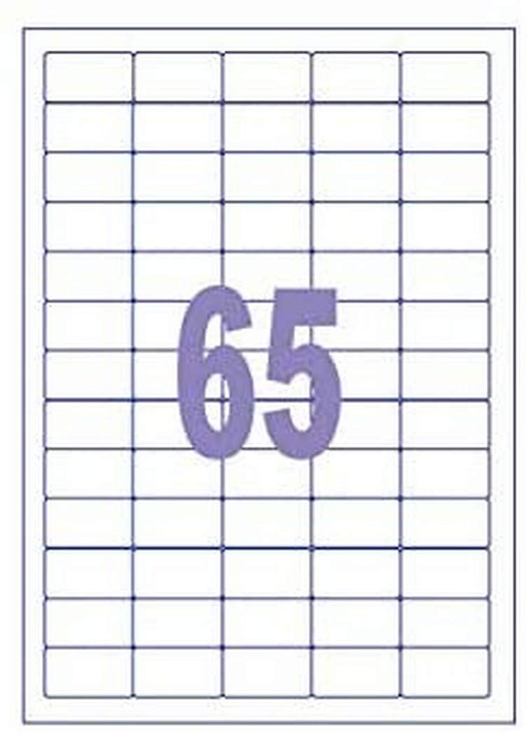 Ilk Kangaro Labels 38.1 x 21.2 mm Box 100 Sheets 65 Labels per Sheet