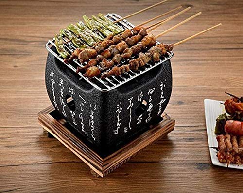 HIGOSHI Japanese Portable Cooking TEBURU SMALL Table Top Charcoal Mini BBQ grill