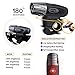 Outair USB Rechargeable Bike Light Set Powerful Lumens Bicycle Light Front and Rear for Kids Men Women Road Cycling Safety Flashlight