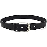 DOSHI Men's Casual Vegan Leather Belt, Jeans, 1.5", OC