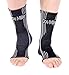 Doc Miller Premium Ankle Brace Compression Support Sleeve Socks for Swollen Foot Plantar Fasciitis Achilles Tendonitis, Use as Injury Support Recovery Eases Pain Swelling 1 PAIR (Gray, X-Large)