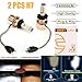 LED Headlight Bulbs H7, 16000 Lumen 6000K White Super Bright High Beam / Low Beam / Fog Lights / Daytime Running Light Replacement Bulbs Kit (Package of 2)