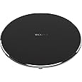 TOZO W3 Wireless Charger, 10W Qi-Certified Fast Charging Pad with Aviation Aluminum Computer Numerical Control Technology Compatible with iPhone 16/16 Plus/16 Pro Max/15 14 13, Samsung Galaxy Series