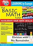BASIC MATH TUTOR DIVISION WITH NO REMAINDER        image