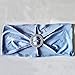 Gold Fortune 50PCS Adjustable Wedding Chair Sashes with Buckle Slider - Stretch Spandex Elastic Bands for Reception, Bridal Shower Decor - Light Blue Chair Bows (50 Count)
