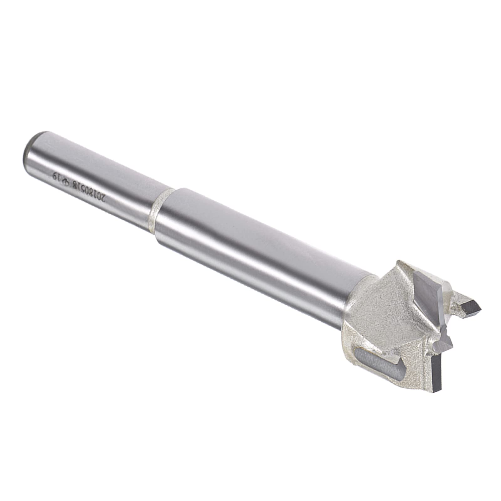 Kozelo Forstner Drill Bit - [19mm] Tungsten Carbide Auger Opener for Wood Furniture Hinge Woodworking Use, Round Shank, Beige