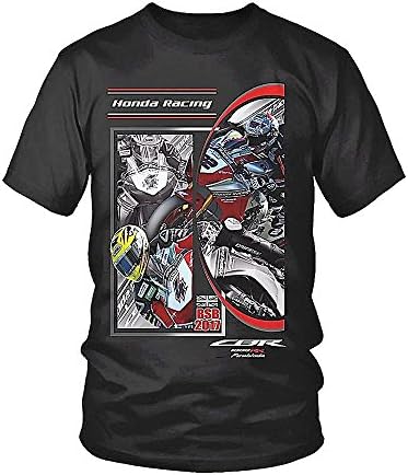 Honda British Superbike 2017 Mens Black T-Shirt