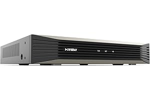 H.VIEW 8 Channels 4K/8MP/6MP/5MP/4MP/3MP/1080p/720p 8ch NVR Network Video Recorder, Support 8x8MP/4K IP Security Cameras, Max up to 8TB Hard Drive