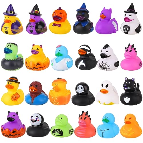 ANGGIKO 24 Pack Rubber Ducks Bulk, Jeep Ducks Baby Bath Toys for Kids