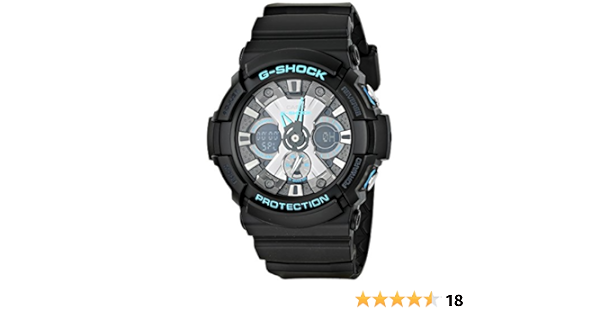 Amazon Com Casio Men S Ga 1ba 1acr G Shock Analog Digital Display Quartz Black Watch Watches