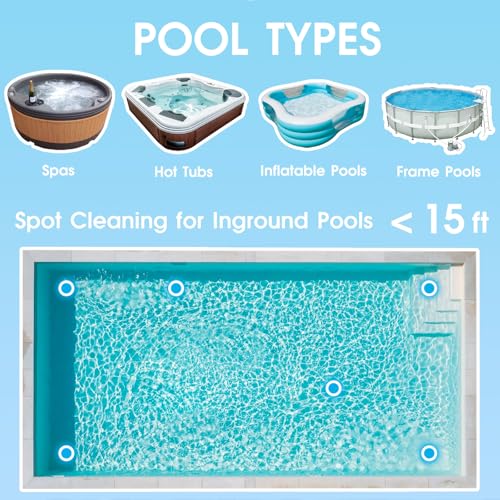 Rechargeable Hot Tub Vacuum Cleaner for Spa - Magnetic Drive System, Ultra photo 11