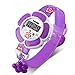 Bo Yi Kid's SK1144B Novelty Cute Flower Shape Digital Watch Purple