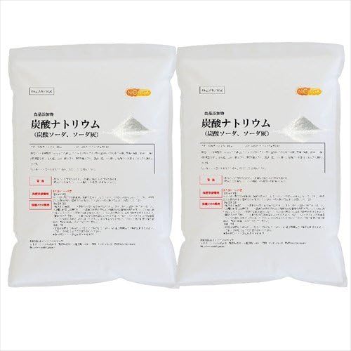 Amazon ソーダ灰 5ｋｇ 2袋 炭酸ナトリウム 炭酸ソーダ 炭酸塩 食品添加物 こんにゃく凝固剤 洗濯に 02 Nichiga ニチガ Nichiga ニチガ 粉類 通販