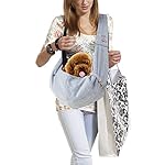 Dog Carrier Pet Sling Carrier Bag Travel Tote Soft Comfortable Puppy Kitty Rabbit Double-sided Pouch Shoulder Carry Tote Handbag Hands-free Reversible Handbag