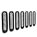 Wrangler Grill Inserts Matte Black Front Grille Mesh Cover Compatible with Jeep JK Wrangler & Wrangler Unlimited 2007-2015