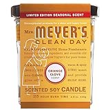 Mrs. Meyer's, Soy Candle, Orange Clove, 4.9 Oz 