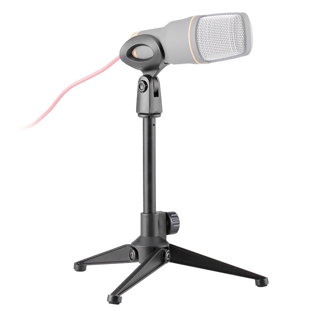 Koolertron Adjustable Lightweight Desk/Tabletop Microphone Stand Handy Little Mic Stand