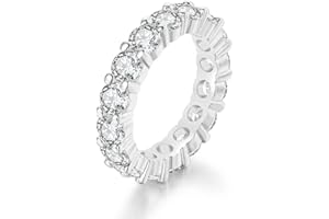 CUTEPUL Love Friendship Ring 18K Gold White Gold Rose Silver Plated Cubic Zirconia Titanium Steel Stainless Steel Commitment Ring Wedding Girl Jewelry Valentine's Day Sisters Friends Birthday Gift Ladies