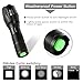 High Powered Tactical Led Flashlight,Zeasun A100 Tactical Telescoping Handheld Flashlight 900 Lumen 5 Modes Outdoor Survival Torch,Use Rechargeable 18650 Battery or AAA 3 Batteries with DC Charger