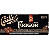 Cailler Frigor Noir (2 x 100g) - Fine dark chocolate with almond and hazelnut cream filling