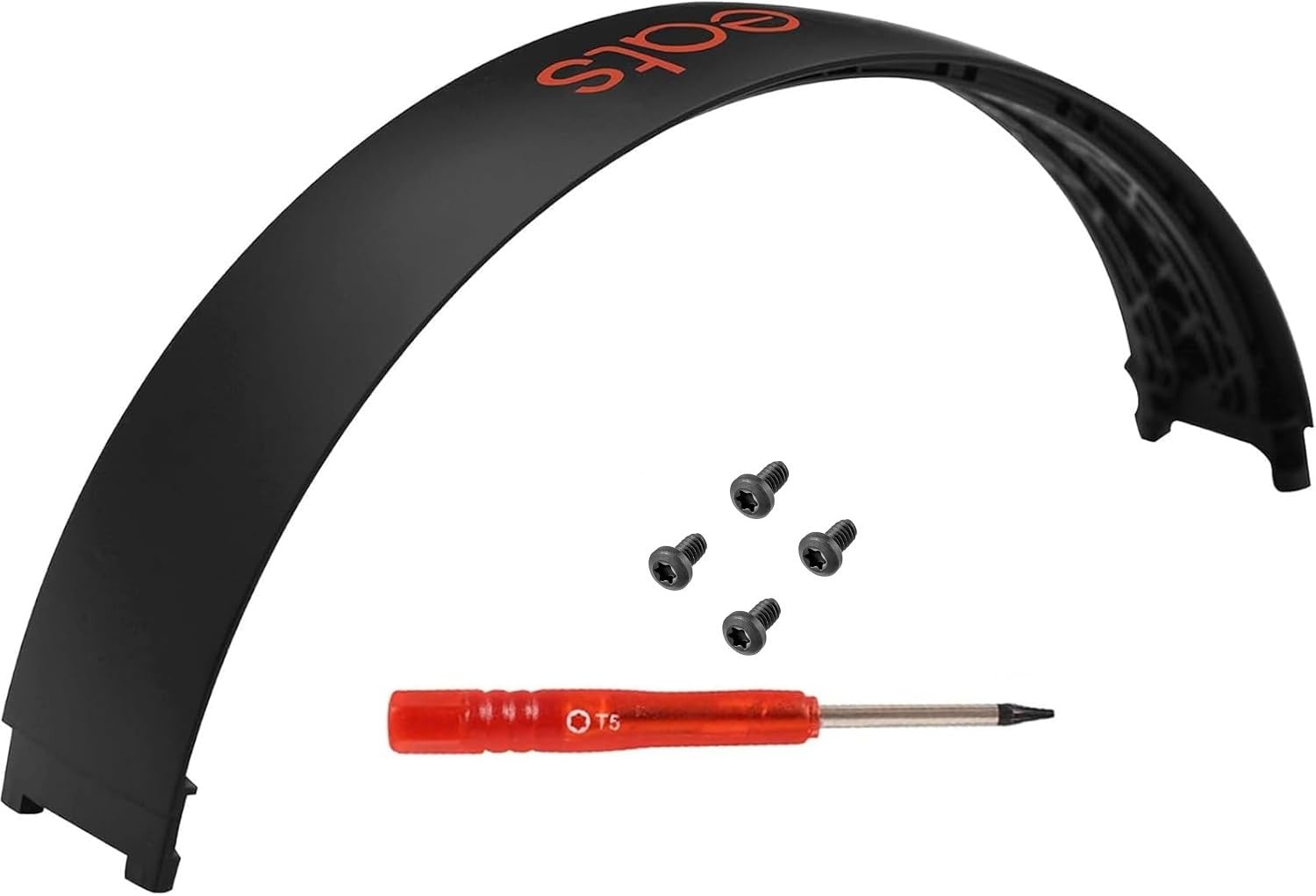 Studio3 Top Headband Arch Repair Parts for Beats Studio 3 Wireless (A1914) - Also fits Studio Pro Wireless (A2924) Headphones (Defiant Black-Red)