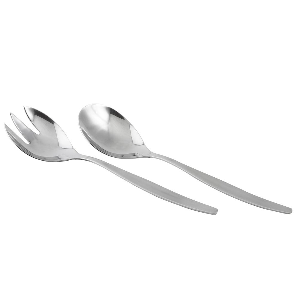 Weis Salad Servers 20cm, Stainless Steel, Silver, 20 x 5 x 5 cm