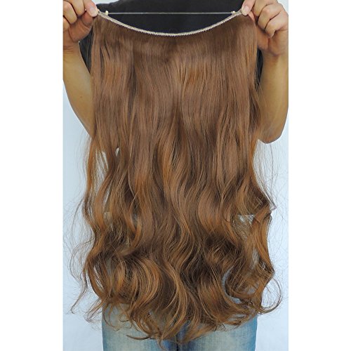 image for Secret Halo Hair Extensions Flip in Curly Wavy Hair Extension Syntheti