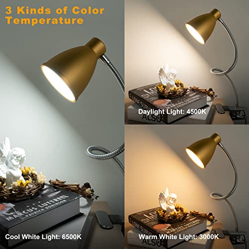 BOHON Clip on Light Reading Light Color Modes 10 Brightness