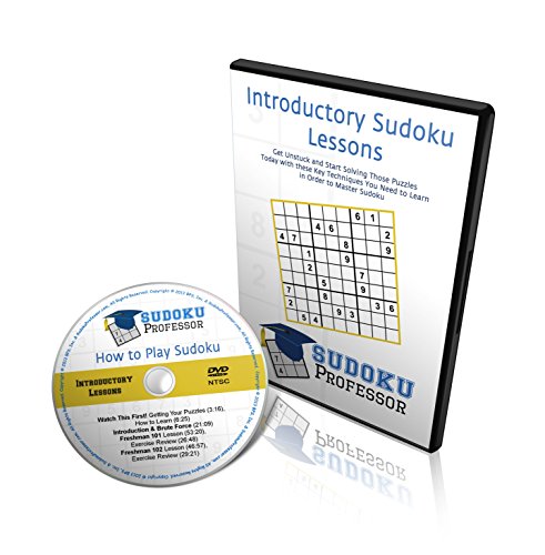 Sudoku Professor - How to Play Sudoku - Introductory Lessons on DVD