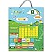 Magnetic Learning Calendar with Weather Station 55 PCS (15” X 12” Wall Mountings Ready)