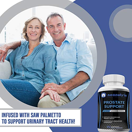 Prostate Health Supplements for Men with Saw Palmetto Extract & Plant
