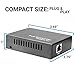 BV-Tech Single Port Gigabit POE+ Extender – Extend 330ft (100m) – 802.3af/at – POE-RP101G