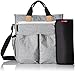 Skip Hop Diaper Bag: Iconic Duo Signature Function Forward Tote with Changing Pad & Stroller Attachement, Grey Melange