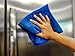 Zeigen Premium Plush Microfiber Towels ? 400 GSM ? Blue 16in x 16in Pack of 4