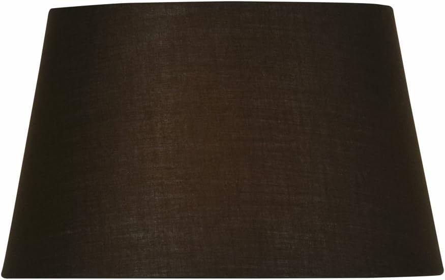 Oaks Lighting Abatjour tambour en coton Chocolat 30 cm Amazon.fr