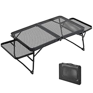 メッシュテーブル キャンプ テーブル 折り畳み ミニテーブル 軽量