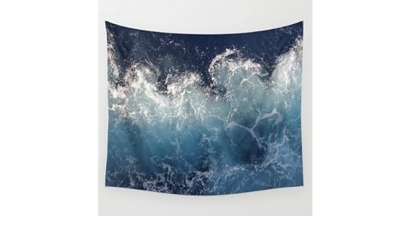 Amazon Com Society6 Ocean Waves Wall Tapestry By Suzannecarter